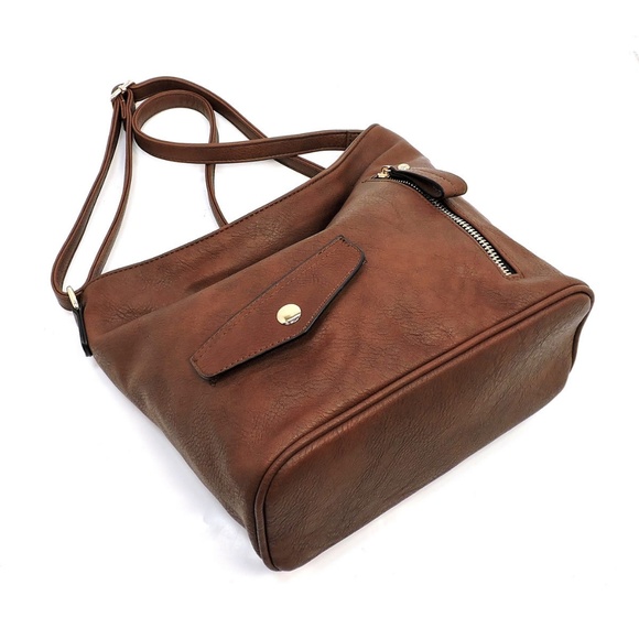 NEW Fashion Bucket Crossbody Satchel - Picture 4 of 7